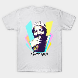 Wpap Pop Art Marvin Gaye Fan Art T-Shirt